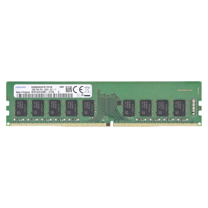 Samsung M391A2K43BB1-CTD | 16GB DDR4-2666MHz PC4-21300 ECC Unbuffered UDIMM CL19 2Rx8 1.2V 288-Pin Memory Module Refurbished - Samsung refurbished available on Gotodirect