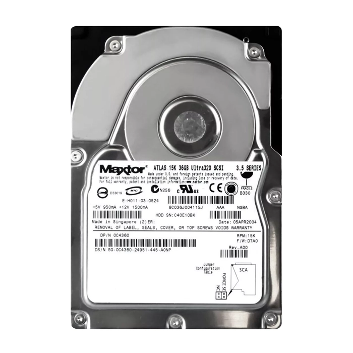 Dell C4360 | 36GB 15000RPM Ultra320 SCSI 80-Pin 3.5-Inch Hard Drive Refurbished - Dell refurbished available on Gotodirect