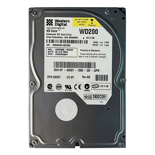 Dell 0K907 | 20GB 7200RPM IDE/ATA 3.5-Inch Hard Drive for PowerEdge Server Refurbished - Dell refurbished available on Gotodirect