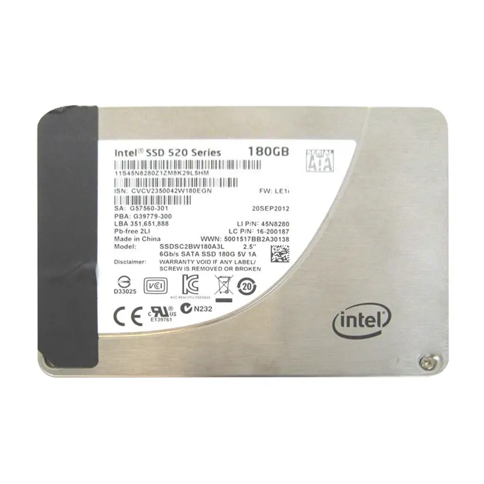 Buy Intel SSDSC2BW180A3L | 520 180GB Multi-Level Cell SATA 6Gb/s 2.5-Inch Solid State Drive Refurbished - $171.76 Intel SSDSC2BW180A3L | 520 180GB Multi-Level Cell SATA 6Gb/s 2.5-Inch Solid State Drive Refurbished - Intel refurbished available on Gotodirect