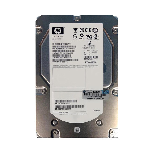 Buy HP 657888-001 | 300GB 15000RPM Fibre Channel 4Gb/s Hot-Swappable 3.5-inch Hard Drive for 3PAR StoreServ 10000 Refurbished - $185.50 HP 657888-001 | 300GB 15000RPM Fibre Channel 4Gb/s Hot-Swappable 3.5-inch Hard Drive for 3PAR StoreServ 10000 Refurbished - Hewlett-Packard (ou HP en abrégé) refurbished available on Gotodirect