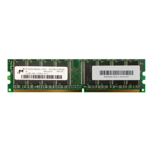 Buy Micron MT16VDDT6464AG-335C4 | 512MB DDR-333MHz PC2700 Non-ECC Unbuffered UDIMM CL2.5 2Rx8 2.5V 184-Pin Memory Module Refurbished - $83.38 Micron MT16VDDT6464AG-335C4 | 512MB DDR-333MHz PC2700 Non-ECC Unbuffered UDIMM CL2.5 2Rx8 2.5V 184-Pin Memory Module Refurbished - refurbished available on Gotodirect