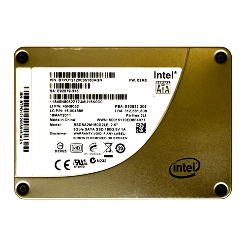 Intel SSDSA2M160G2LE | X25-M 160GB Multi-Level Cell SATA 3Gb/s 2.5-Inch Solid State Drive Refurbished - Intel refurbished available on Gotodirect