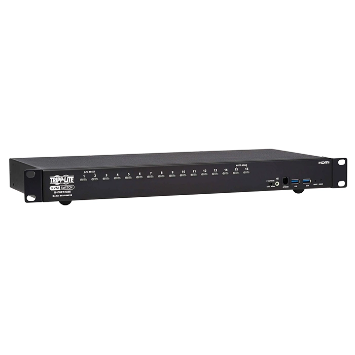 Tripp Lite B024-H4U16 | 16 x Ports 4K HDMI/USB 1U Rack-Mountable KVM Switch Refurbished - Tripp Lite refurbished available on Gotodirect