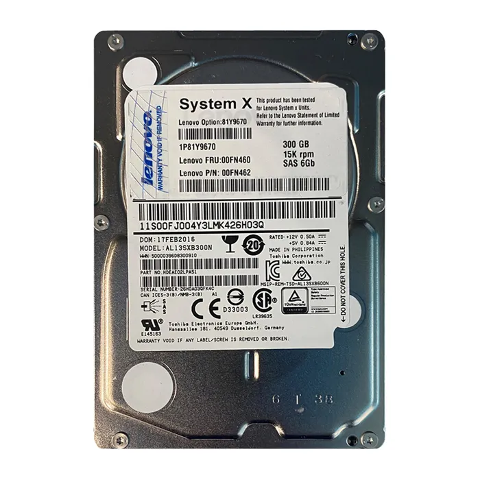 IBM 00FN460 | 300GB 15000RPM SAS 6Gb/s 2.5-Inch Hard Drive Refurbished -  refurbished available on Gotodirect