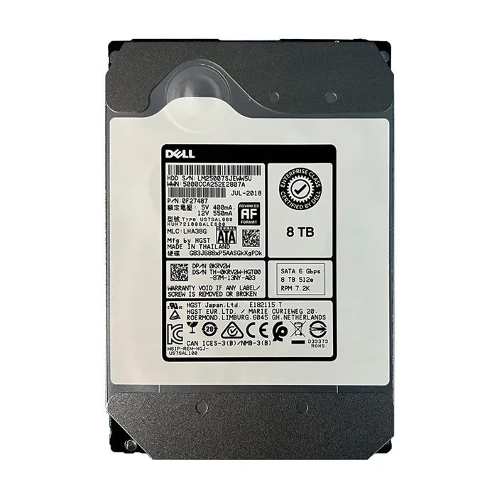 HGST HUH721008ALE600 | Ultrastar DC HC510 Series 8TB 7200RPM SATA 6Gb/s 256MB Cache 512e (Instant Secure Erase Encryption) 3.5-inch Hard Drive Refurbished - HGST (a subsidiary of Western Digital) refurbished available on Gotodirect