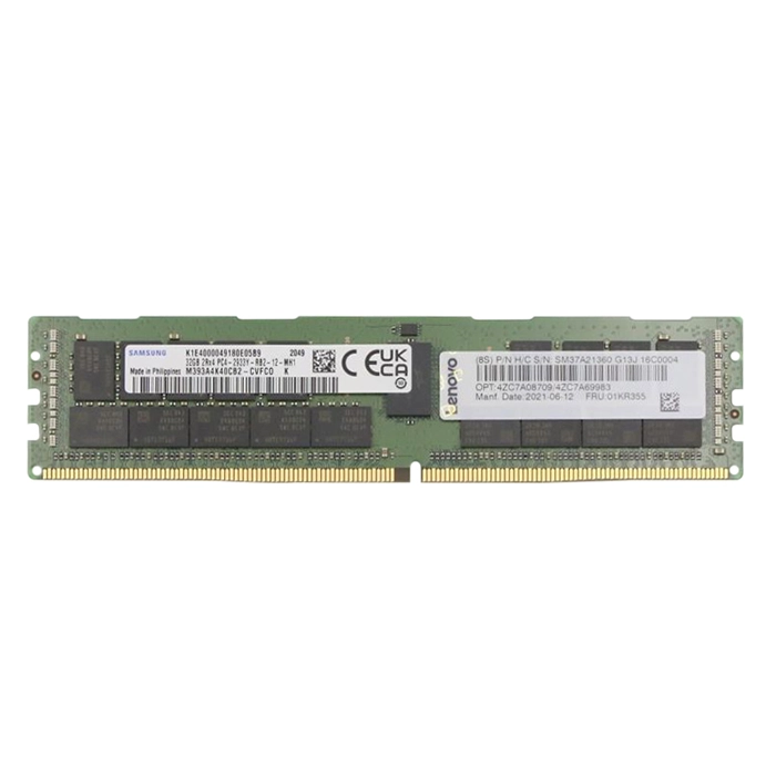 Lenovo 4ZC7A69983 | 32GB DDR4-2933MHz PC4-23400 ECC Registered RDIMM CL21 2Rx4 1.2V 288-Pin Memory Module Refurbished - Lenovo refurbished available on Gotodirect