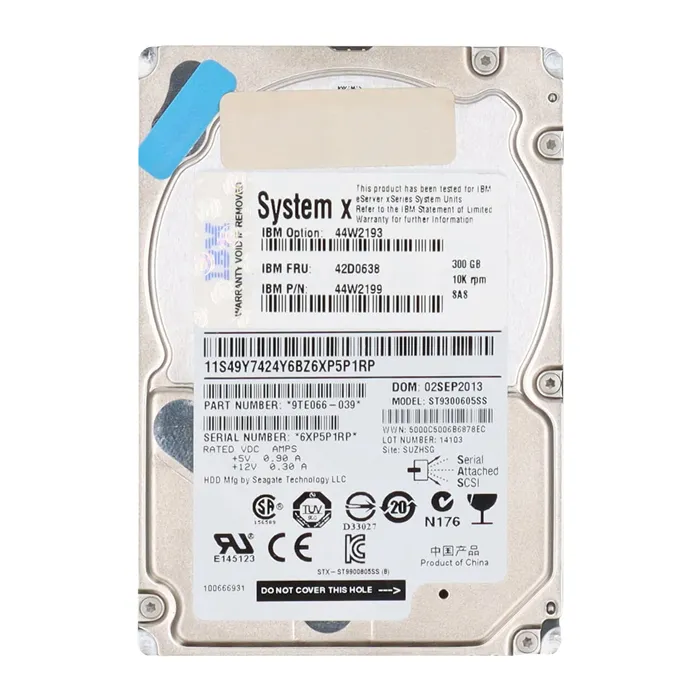 IBM 44W2199 | 300GB 10000RPM SAS 6Gb/s Hot-Swappable 2.5-Inch Hard Drive Refurbished -  refurbished available on Gotodirect
