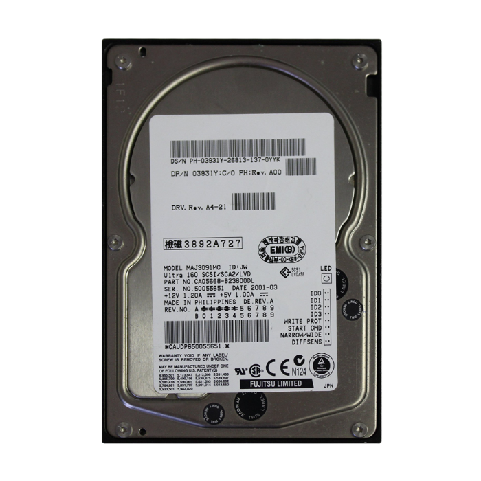 Dell 3931Y | 9GB 10000RPM Ultra160 SCSI 4MB Cache 80-Pin 3.5-Inch Enterprise Hard Drive Refurbished - Dell refurbished available on Gotodirect
