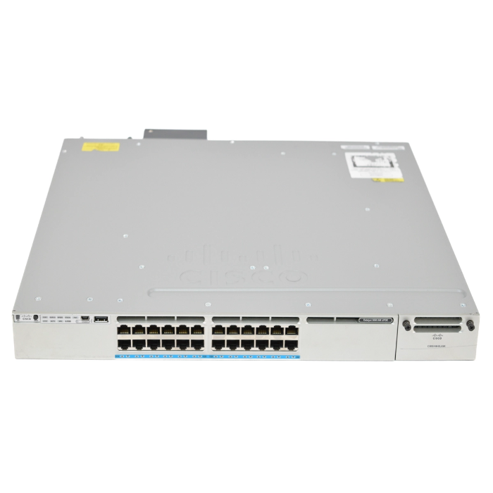 Cisco WS-C3850-24XUW-S | Catalyst 3850 Series 3850-24XU 24 x SFP+ Ports UPoE 10GBase-X + 1 x Network Module Slot Layer 3 Managed 1U Rack-Mountable Gigabit Ethernet Network Switch Refurbished - Cisco Systems Inc. refurbished available on Gotodirect