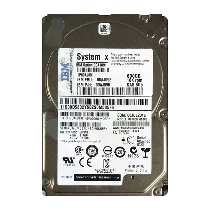 IBM 00AJ092 | 600GB 10000RPM SAS 6Gb/s Hot Swappable 2.5-Inch Hard Drive Refurbished -  refurbished available on Gotodirect