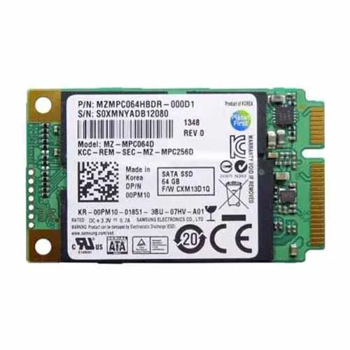 Dell 0PM10 | 64GB Multi-Level Cell Mini PCI Express mSATA Solid State Drive Refurbished - Dell refurbished available on Gotodirect