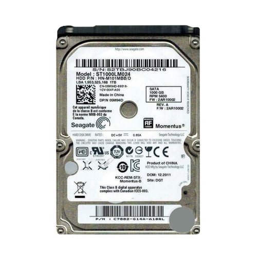 Dell 05M94D | 1TB 5400RPM SATA 3Gb/s 2.5-Inch Hard Drive Refurbished - Dell refurbished available on Gotodirect