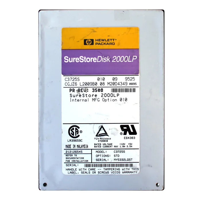 HP C3725SR | 2GB 5400RPM Fast SCSI 512KB 3.5-Inch Hard Drive Refurbished - Hewlett-Packard (ou HP en abrégé) refurbished available on Gotodirect