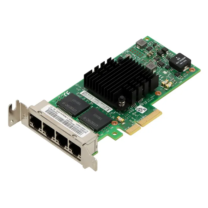 Intel I350T4BLK | 4 x Ports 1Gb/s 10/100/1000Base-T PCI Express 2.1 x4 Gigabit Ethernet Server Network Adapter Card Refurbished - Intel refurbished available on Gotodirect