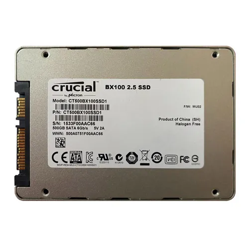 Buy Crucial CT500BX100SSD1 | Bx100 500GB Multi-Level Cell SATA 6Gb/s 2.5-Inch Solid State Drive Refurbished - $219.28 Crucial CT500BX100SSD1 | Bx100 500GB Multi-Level Cell SATA 6Gb/s 2.5-Inch Solid State Drive Refurbished - Crucial refurbished available on Gotodirect