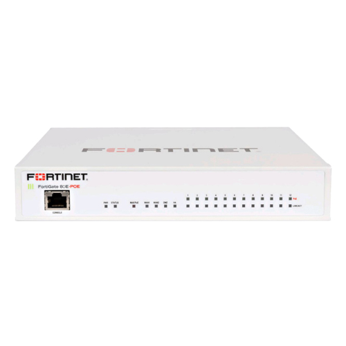 Fortinet FG-80E-POE | FortiGate 80E Series 12 x Ports PoE 1000Base-T + 2 x Ports 1GbE Shared + 1 x Port 1GbE DMZ + 1 x Port 1GbE HA Network Security Firewall Appliance Refurbished - Fortinet refurbished available on Gotodirect
