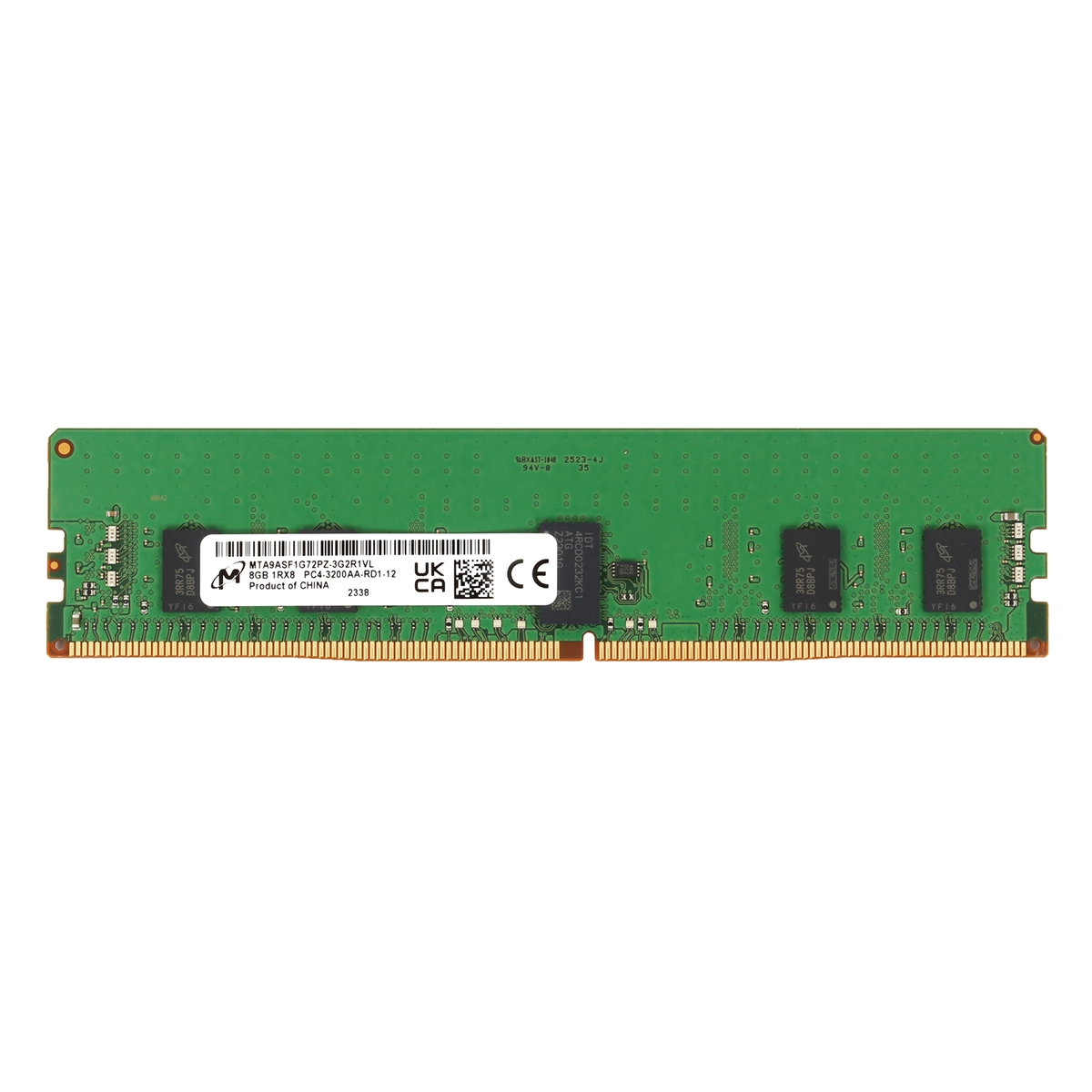 Buy Micron MTA9ASF1G72PZ-3G2R1VL | 8GB DDR4-3200MHz PC4-25600 ECC Registered RDIMM CL22 1Rx8 1.2V 288-Pin Memory Module Refurbished - $194.53 Micron MTA9ASF1G72PZ-3G2R1VL | 8GB DDR4-3200MHz PC4-25600 ECC Registered RDIMM CL22 1Rx8 1.2V 288-Pin Memory Module Refurbished - refurbished available on Gotodirect