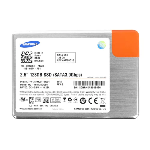 Dell 0MG6KH | 128GB Multi-Level Cell SATA 3Gb/s Hot-Swappable 2.5-Inch Solid State Drive Refurbished - Dell refurbished available on Gotodirect