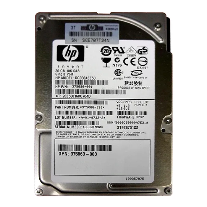 Seagate ST936701SS | Savvio 10K.1 Series 36.7GB 10000RPM SAS 3Gb/s 8MB Cache (512) 2.5-Inch Hard Drive Refurbished - Seagate refurbished available on Gotodirect