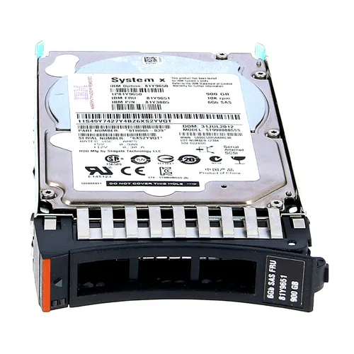 IBM 81Y9651 | 900GB 10000RPM SAS 6Gb/s Hot Swappable 16MB Cache 2.5-Inch Hard Drive for System x32XX M3 Refurbished -  refurbished available on Gotodirect