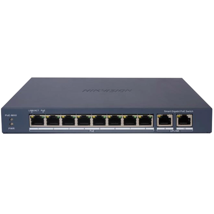 Hikvision DS-3E1510P-EI | 8-Ports Gigabit PoE+ 110W Compliant Managed Network Switch Refurbished -  refurbished available on Gotodirect