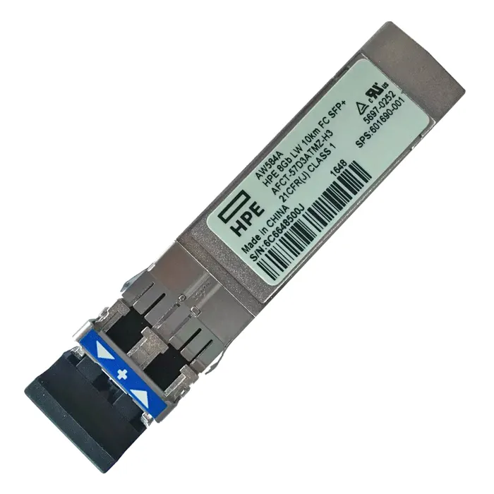 HP 601690-001 | 8Gb/s 8GBase-LW Single-Mode Fibre 1310nm 10km Duplex LC Connector SFP+ Transceiver Module Refurbished - Hewlett-Packard (ou HP en abrégé) refurbished available on Gotodirect