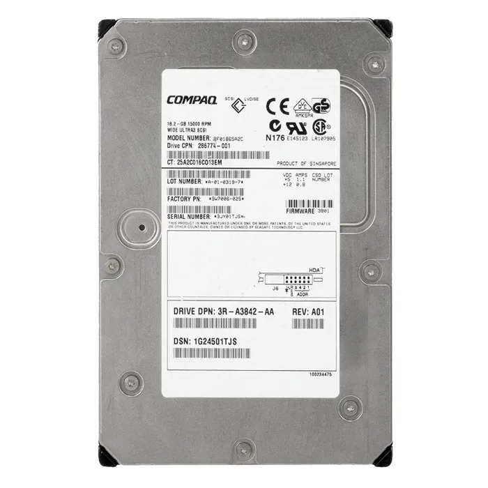 Buy HP BF01865A2C | 18.2GB 15000RPM Ultra160 SCSI Hot Swappable 80-Pin 3.5-Inch Hard Drive Refurbished - $141.25 HP BF01865A2C | 18.2GB 15000RPM Ultra160 SCSI Hot Swappable 80-Pin 3.5-Inch Hard Drive Refurbished - Hewlett-Packard (ou HP en abrégé) refurbished available on Gotodirect