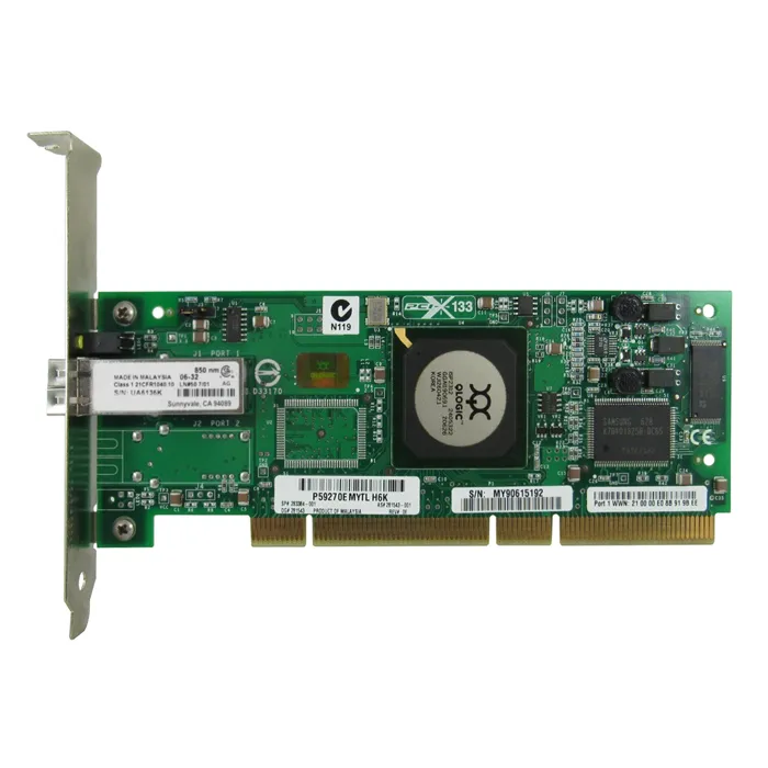 HP 283384-001 | 1-Port Fibre Channel 2Gb/s PCI-X 64-Bit 133MHz Host Bus Adapter Refurbished - Hewlett-Packard (ou HP en abrégé) refurbished available on Gotodirect