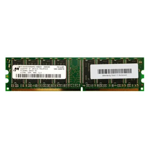 Buy Micron MT16VDDT6464AG-40BG4 | 512MB DDR-400MHz PC3200 Non-ECC Unbuffered UDIMM CL3 2Rx8 2.5V 184-Pin Memory Module Refurbished - $82.46 Micron MT16VDDT6464AG-40BG4 | 512MB DDR-400MHz PC3200 Non-ECC Unbuffered UDIMM CL3 2Rx8 2.5V 184-Pin Memory Module Refurbished - refurbished available on Gotodirect