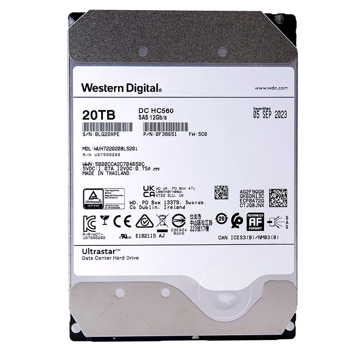 Buy Western Digital WUH722020BL5201 | Ultrastar DC HC560 20TB 3.5-inch 12GB/s SAS 7200RPM 512MB Cache 512e/4Kn SED Data Center Hard Drive Refurbished - $1607.37 Western Digital WUH722020BL5201 | Ultrastar DC HC560 20TB 3.5-inch 12GB/s SAS 7200RPM 512MB Cache 512e/4Kn SED Data Center Hard Drive Refurbished - Western Digital refurbished available on Gotodirect