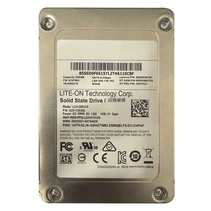 Lenovo 00KT021 | 256GB SATA 6GB/s 2.5-Inch Internal Solid State Drive Refurbished - Lenovo refurbished available on Gotodirect
