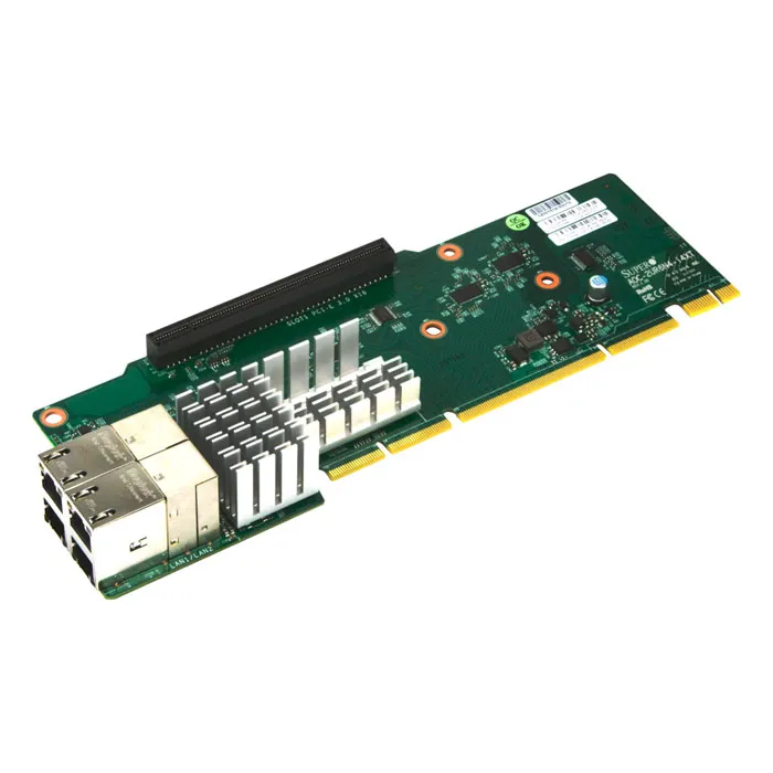 Supermicro AOC-2UR6N4-I4XT | 4-Ports 10Gbase-T RJ45 PCI Express 3.0 x16 2U Ultra Riser Card Refurbished -  refurbished available on Gotodirect