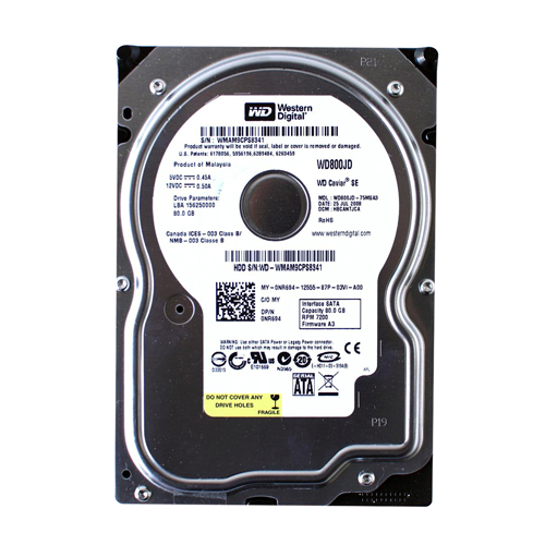 Dell 0NR694 | 80GB 7200RPM SATA 3Gb/s Hot-Pluggable 3.5-Inch Hard Drive for PowerEdge Servers Refurbished - Dell refurbished available on Gotodirect