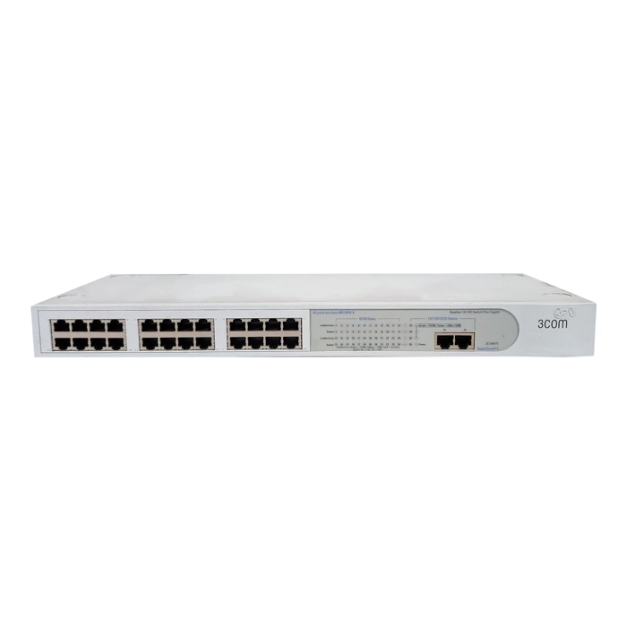 3Com 3C16475-US | 2226 24 x RJ-45 Ports 10/100Base-TX + 2 x GE RJ-45 Ports Layer 2 Managed Rack-mountable Fast Ethernet Network Switch Refurbished -  refurbished available on Gotodirect