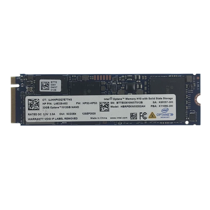 Buy HP L48338-002 | 512GB QLC PCI Express 3.0 x4 NVMe M.2 2280 32GB Optane Internal Solid State Drive Refurbished - $239.17 HP L48338-002 | 512GB QLC PCI Express 3.0 x4 NVMe M.2 2280 32GB Optane Internal Solid State Drive Refurbished - Hewlett-Packard (ou HP en abrégé) refurbished available on Gotodirect