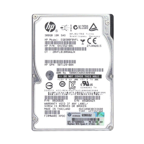 HP 671904-001 | 300GB 10000RPM SAS 12Gb/s SFF Hot-Pluggable Dual Port 2.5-inch Hard Drive for Gen1 to Gen7 ProLiant Servers Refurbished - Hewlett-Packard (ou HP en abrégé) refurbished available on Gotodirect