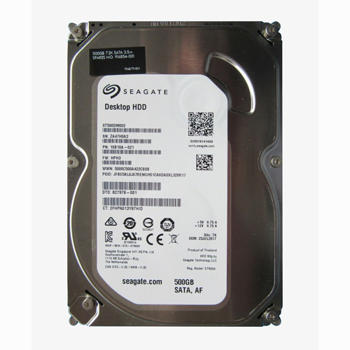 HP 827976-001 | 500GB 7200RPM SATA 6Gb/s 3.5-inch Hard Drive Refurbished - Hewlett-Packard (ou HP en abrégé) refurbished available on Gotodirect