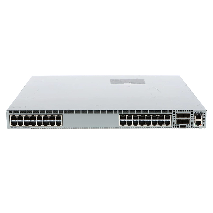 Arista DCS-7050T-36-R | 7050 32x RJ45 (1/10GBASE-T) and 4x SFP+ Switch Rear-to-front Airflow 2x AC Power Supplies Refurbished - Arista Networks (as it's a well-known brand in the refurbished available on Gotodirect