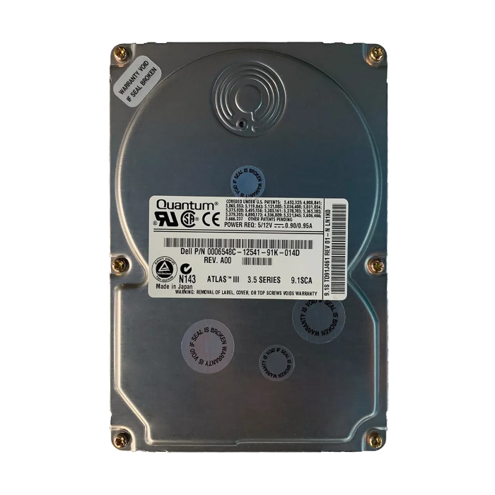 Dell 06548C | 9.1GB 7200RPM Wide Ultra2 SCSI Single Ended 80-Pin 3.5-Inch Hard Drive Refurbished - Dell refurbished available on Gotodirect