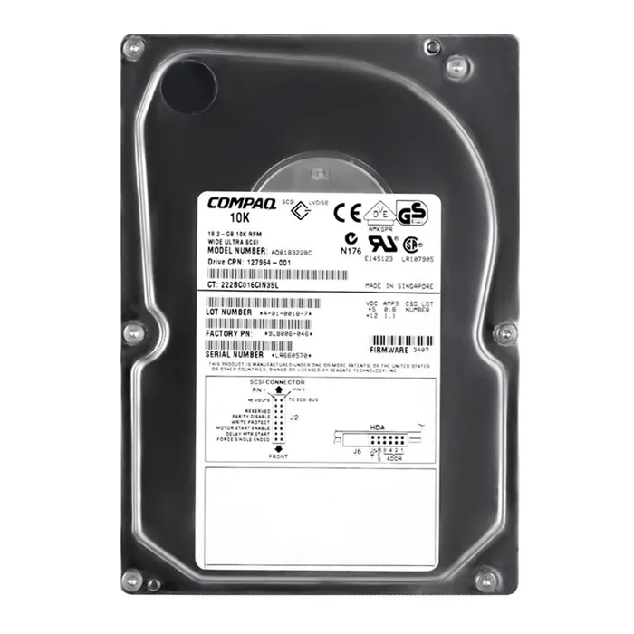 Compaq AD018322BC | 18GB 10000RPM Ultra 160 SCSI 3.5-Inch Hard Drive Refurbished -  refurbished available on Gotodirect