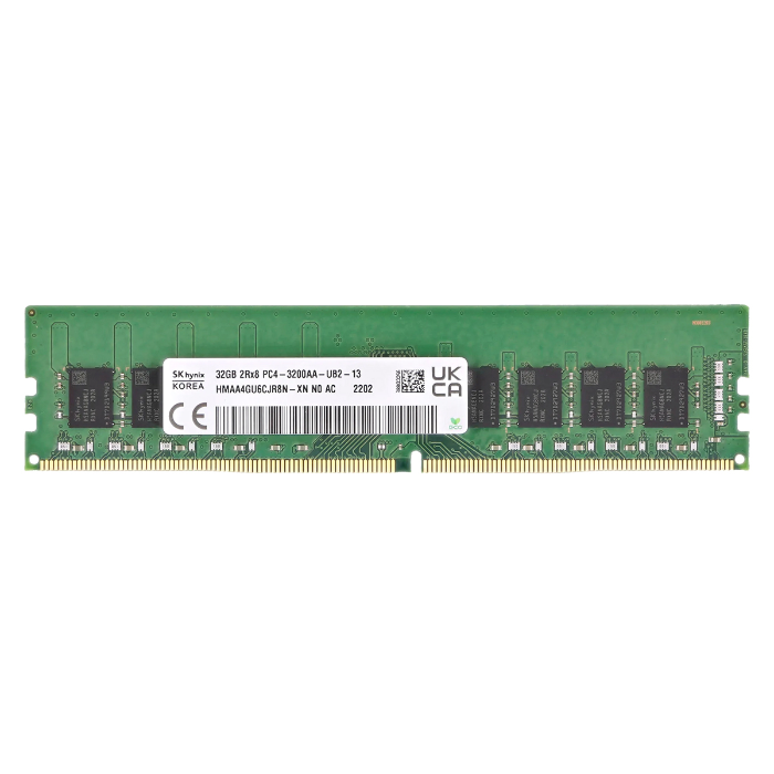 Hynix HMAA4GU6CJR8N-XNN0AC | 32GB DDR4-3200MHz Non-ECC Unbuffered CL22 288-Pin UDIMM 1.2V 2Rx8 Memory Module Refurbished -  refurbished available on Gotodirect