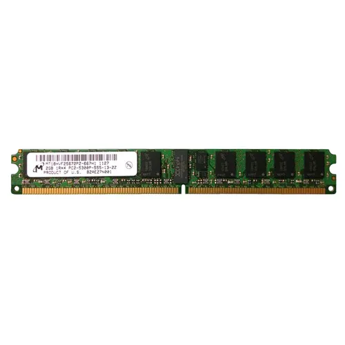 Micron MT18HVF25672PZ-667H1 | 2GB DDR2-667MHz PC2-5300 ECC Registered VLP RDIMM CL5 1Rx4 1.8V 240-Pin Memory Module Refurbished -  refurbished available on Gotodirect