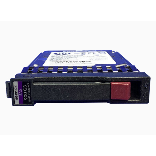 HP 713961-001 | 900GB 10000RPM SAS 6Gb/s Hot-Pluggable Dual Port SFF 2.5-inch Enterprise Hard Drive for Gen1/7 ProLiant Server/Storage Array Refurbished - Hewlett-Packard (ou HP en abrégé) refurbished available on Gotodirect