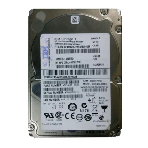 IBM 45W7731 | 450GB 10000RPM SAS 6Gb/s 16MB Cache 2.5-Inch Hard Drive Refurbished -  refurbished available on Gotodirect