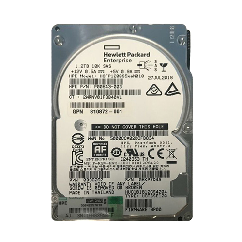 Buy HP P00643-003 | 3Par 1.2TB 10000RPM SAS 6Gb/s 2.5-Inch Hard Drive Refurbished - $356.67 HP P00643-003 | 3Par 1.2TB 10000RPM SAS 6Gb/s 2.5-Inch Hard Drive Refurbished - Hewlett-Packard (ou HP en abrégé) refurbished available on Gotodirect