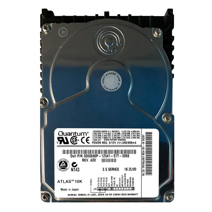 Dell 09848P | 18GB 10000RPM Ultra160 SCSI 4MB Cache 68-Pin 3.5-Inch Hard Drive Refurbished - Dell refurbished available on Gotodirect