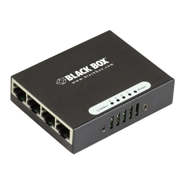Black Box LGB304AE | 4x RJ-45 Gigabit Unmanaged Switch Refurbished -  refurbished available on Gotodirect