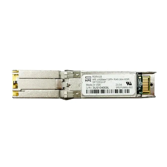 HP P15891-002 | 10Gb/s 10GBase-T 100m RJ-45 Connector SFP+ Transceiver Module Refurbished - Hewlett-Packard (ou HP en abrégé) refurbished available on Gotodirect