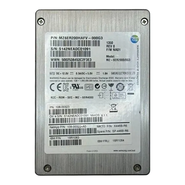NetApp SP-446B-R6 | 200GB SAS 6Gb/s 2.5-Inch Solid State Drive Refurbished -  refurbished available on Gotodirect